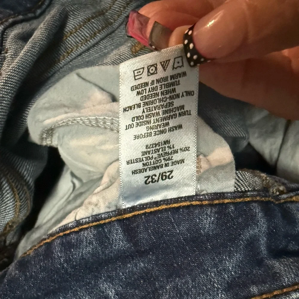 Aéropostale Skinny Jeans Women 29x32 Medium Wash Distressed Stretch Denim